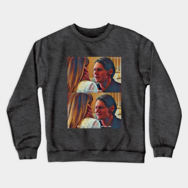 Bother Me | The Choice (2016) Movie Digital Fan Art Crewneck Sweatshirt by Sentiment et al.